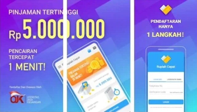 Aplikasi meminjam uang Rupiah Cepat