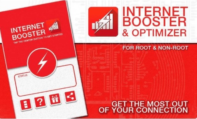 Aplikasi penguat sinyal Internet Booster Optimizer