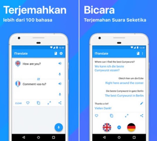 Aplikasi translate bahasa iTranslate