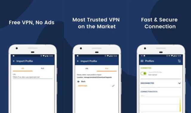 Aplikasibinternet gratis OvenVPN Connect