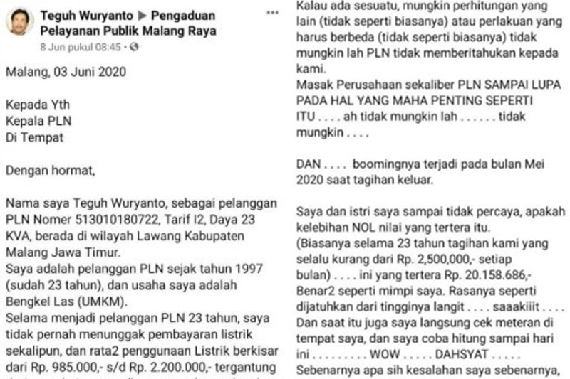 Auto Syok Tagihan Listrik Tukang Las di Malang Mencapai Rp 20 Juta min