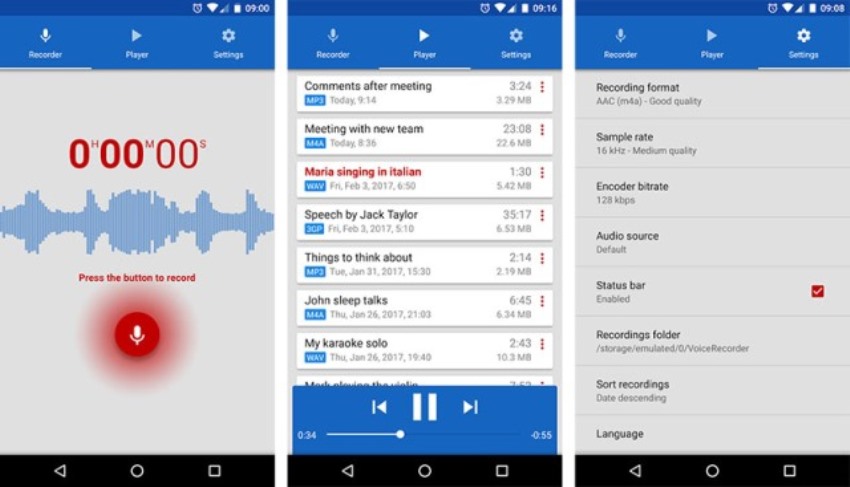 Beragam Aplikasi Perekam Suara Untuk Smartphone