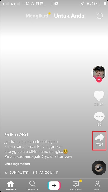 Cara download video TikTok