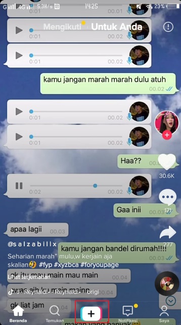 Cara membuat suara lucu tiktok