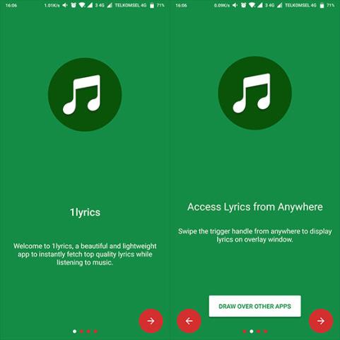 Cara menampilkan lirik lagu di Spotify di 1Lyric