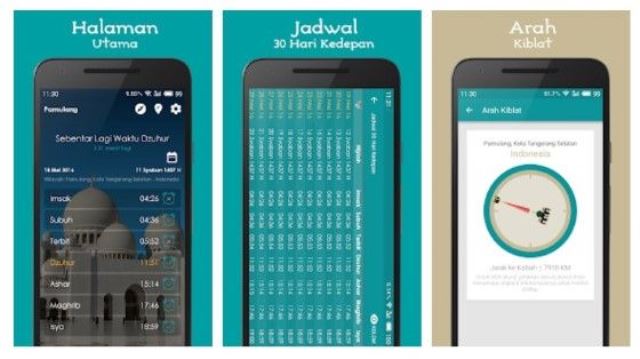 Jadwal Sholat Kiblat dan Adzan