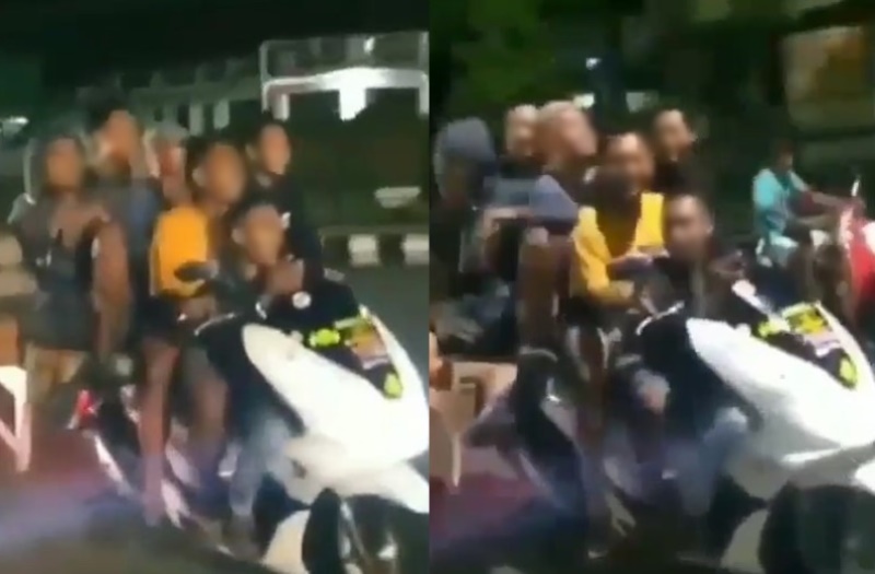 Kelewat Nekat, 6 Remaja Boncengan 1 Motor Keliling di Jalanan Sragen Kelewat Nekat 6 Remaja Boncengan 1 Motor Keliling di Jalanan Sragen
