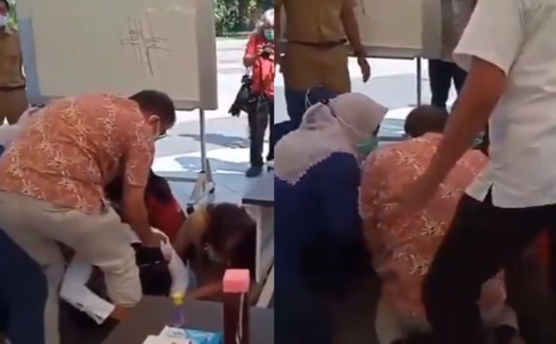 Nangis dan Sujud di Hadapan Dokter Risma Sebut Dirinya Tak Pantas Jadi Wali Kota