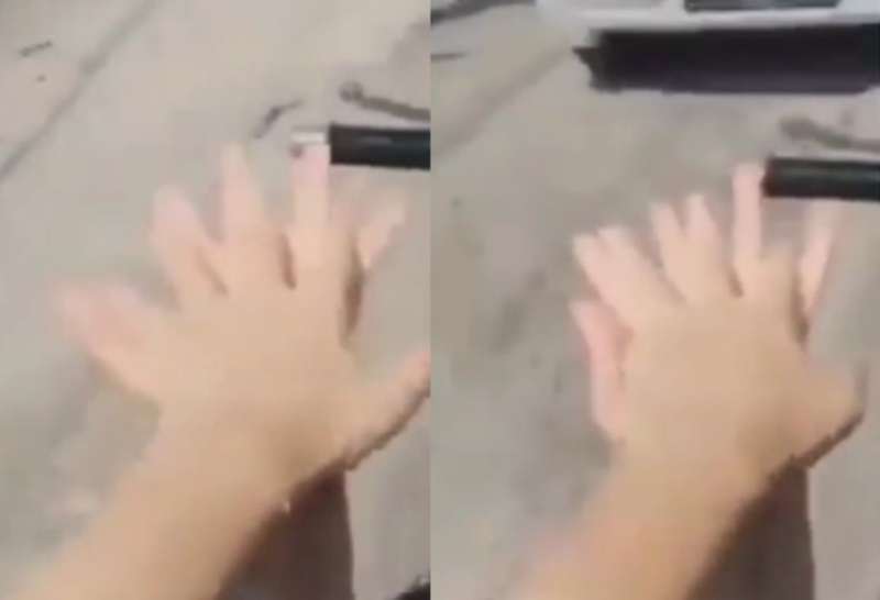 Niat Romantis Pegangan Tangan Saat Naik Motor Pasangan ini Malah Alami Nasib Apes