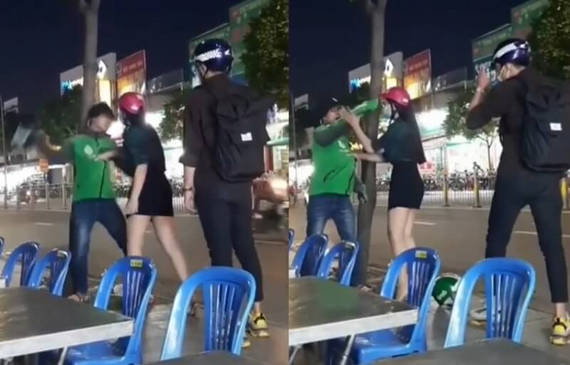 Terlanjur Emosi Driver Ojol Marah marah dan Lempar Helm ke Wajah Pria yang Kepergok Bonceng Pacarnya