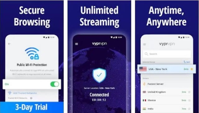 Aplikasi VPN untuk Android VyprVPN