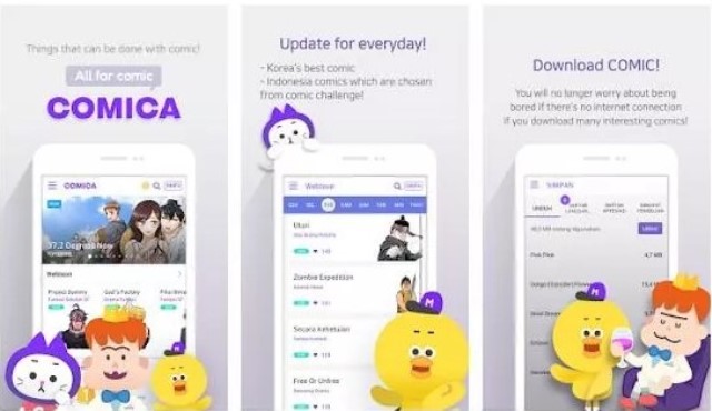 Aplikasi baca webtoon di Android Ciayo Comics
