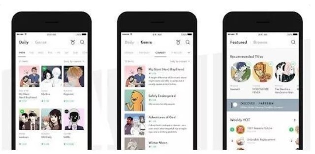 Aplikasi baca webtoon di Android LINE Webtoon