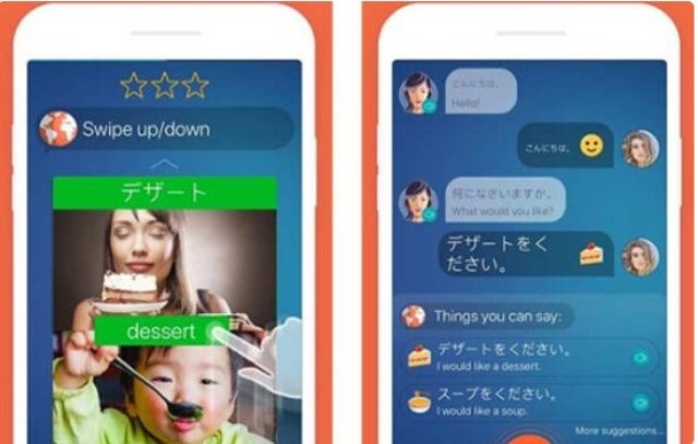 Aplikasi belaja bahasa Jepang Mondly