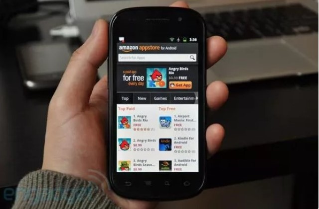 Aplikasi download selain play store bernama Amazon Appstore for Android