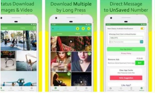 Aplikasi download status WA Status Downloader