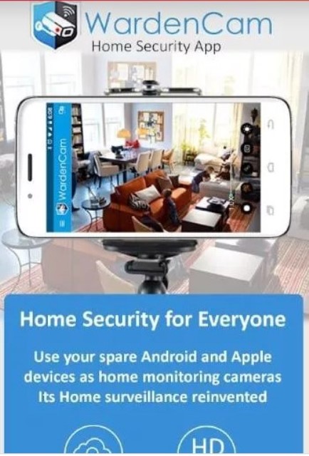 Aplikasi kamera CCTV WardenCam