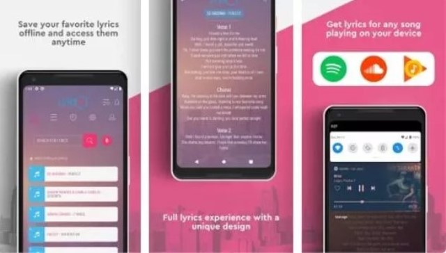 Aplikasi lirik lagu Lyrix Save Musik Lyrics Offline