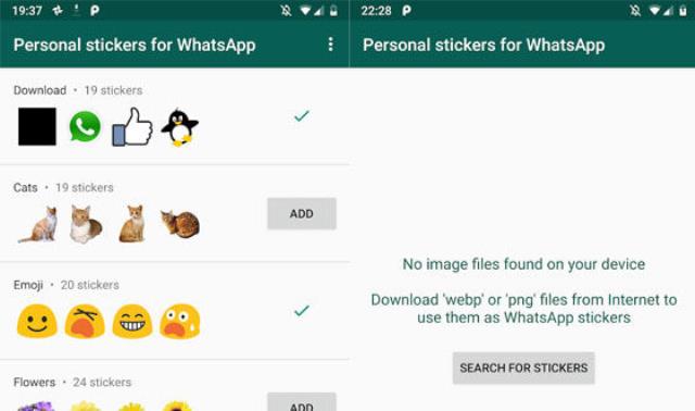 Aplikasi stiker WhatsApp Personal Sticker for WhatsApp