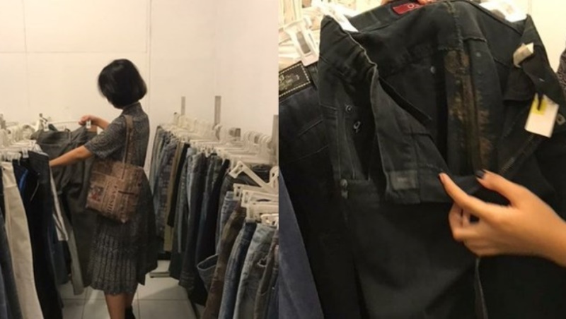 Asyik Thrifting Wanita ini Temukan Kotoran Manusia Nempel di Celana Bekas