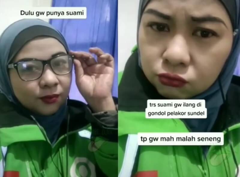 Bukan Sedih Driver Ojol Wanita Mengaku Senang Sang Suami Direbut Pelakor Karena Alasan ini