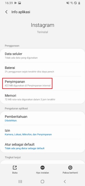 Cara menghapus cache di Handphone