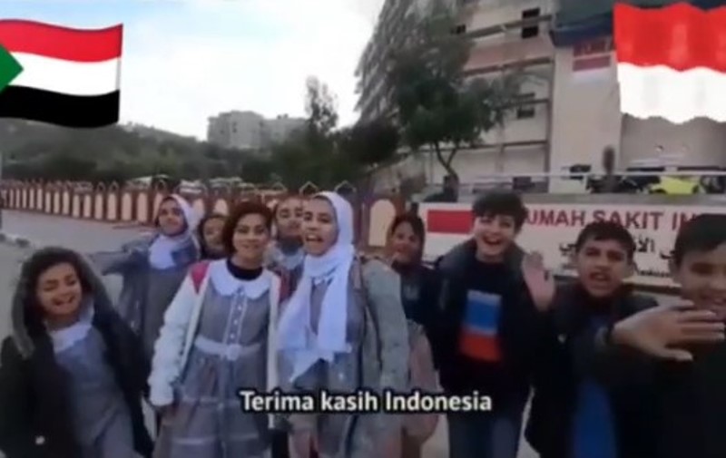 Dari Sunda Sampai Papua Anak Palestina Ucapkan Terima Kasih Pakai Bahasa Daerah di Indonesia