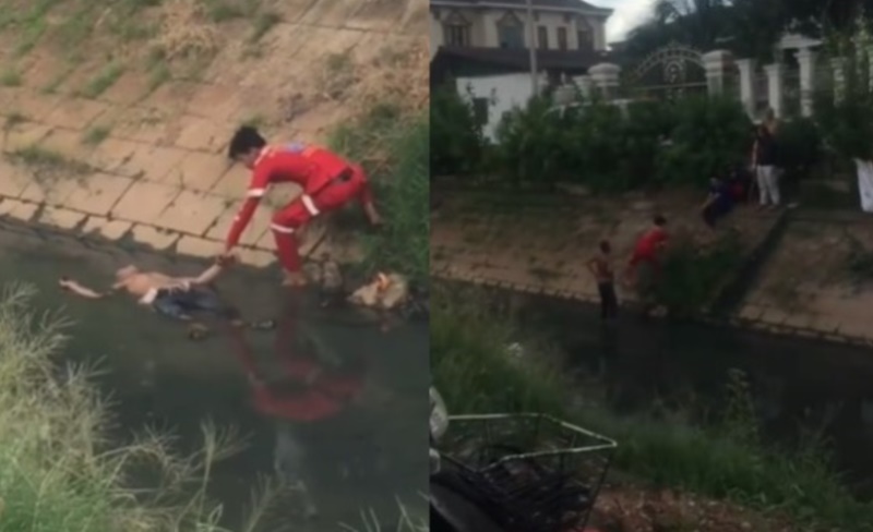 Gara gara Berendam Sampai Ketiduran Pria ini Bikin Heboh Dikira Mayat Terapung di Sungai