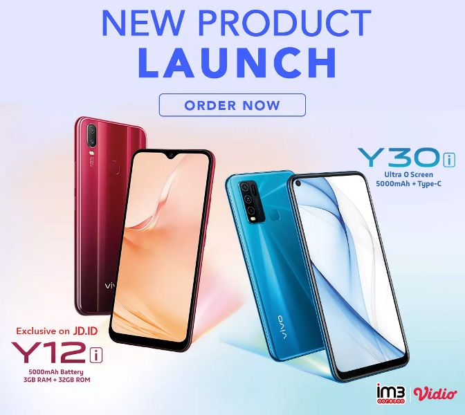 Harga Vivo Y12i dan Vivo Y30i