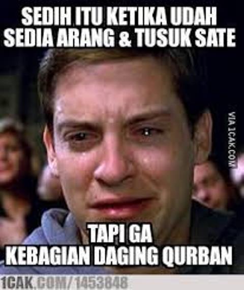 Meme Gak Kebagian Daging Kurban