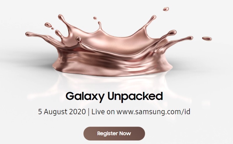 Tanggal peluncuran Samsung Galaxy Note 20