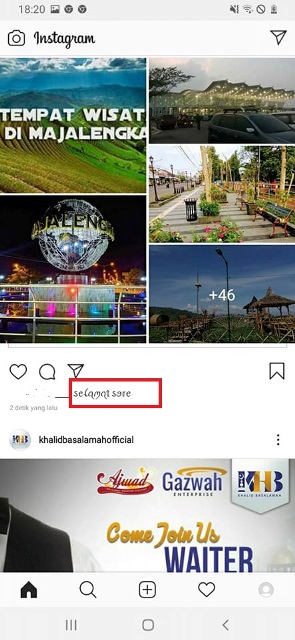 Tips mengubah font pada IG