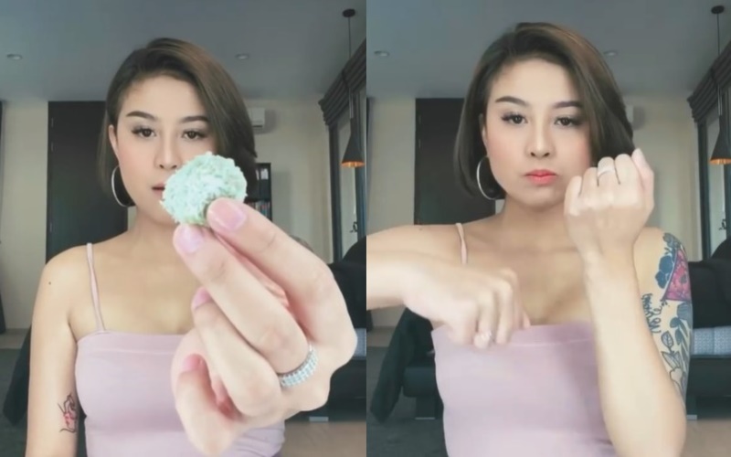 VIRAL Awkarin Buat Video Makan Klepon Singgung Soal Oknum Pemecah Belah Bangsa