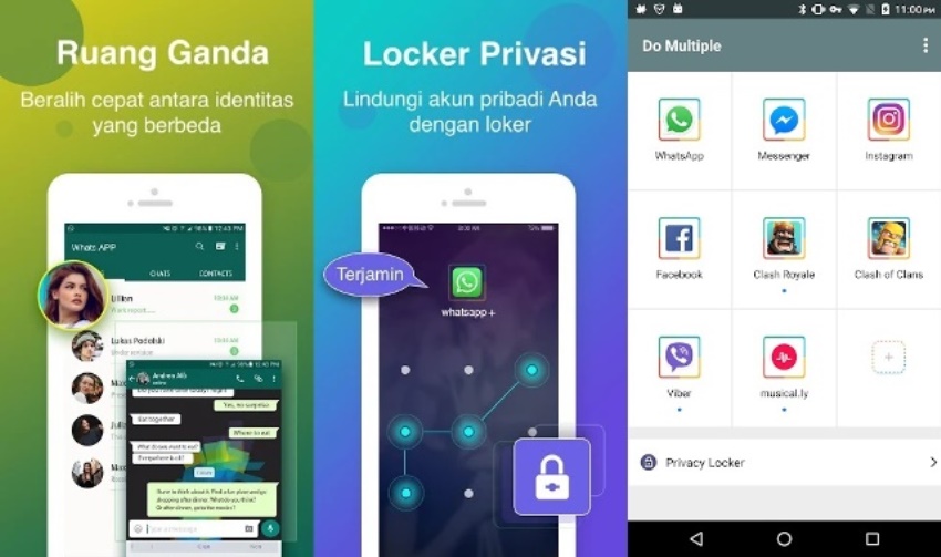 5 Aplikasi Ganda Terbaik untuk Smartphone Androidmu