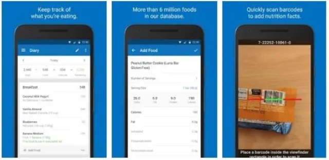 Aplikasi Diet Terbaik Calorie Counter MyFitnessPal