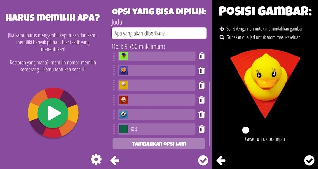 Aplikasi arisan terbaik Rolet Keputusan