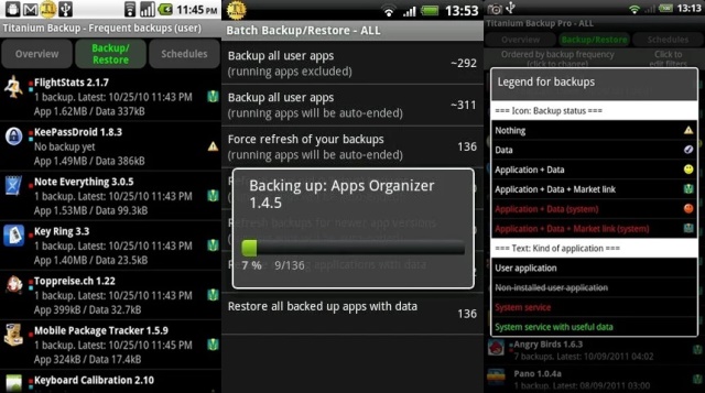 Aplikasi backup data di smartphone Titanium Backup
