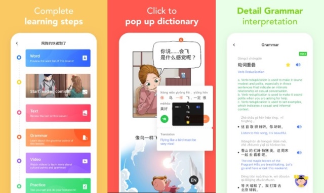 Aplikasi belajar bahasa Mandarin M Mandarin
