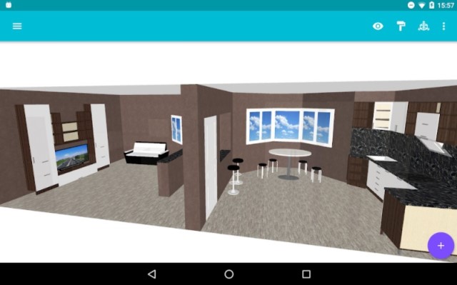 Aplikasi desain rumah Kitchen Planner 3D
