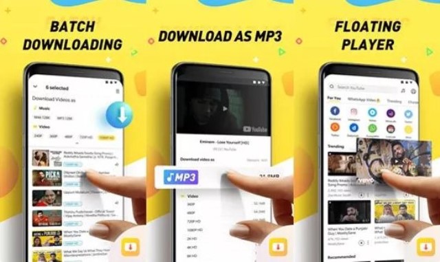 Aplikasi download lagu MP3 Snaptube