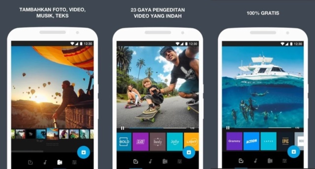 Aplikasi edit foto jadi video Quik