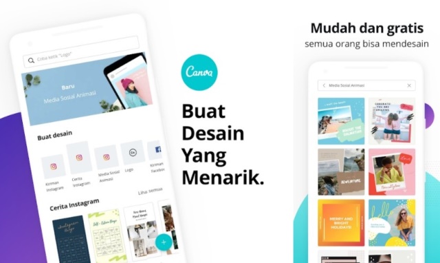 Aplikasi edit story Instagram Canva