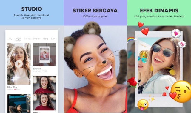 Aplikasi edit story Instagram Snow