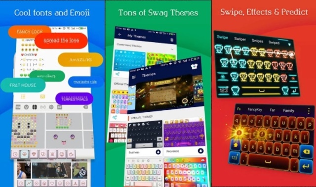 Aplikasi font Android terbaik FancyKey Keyboard Cool Fonts
