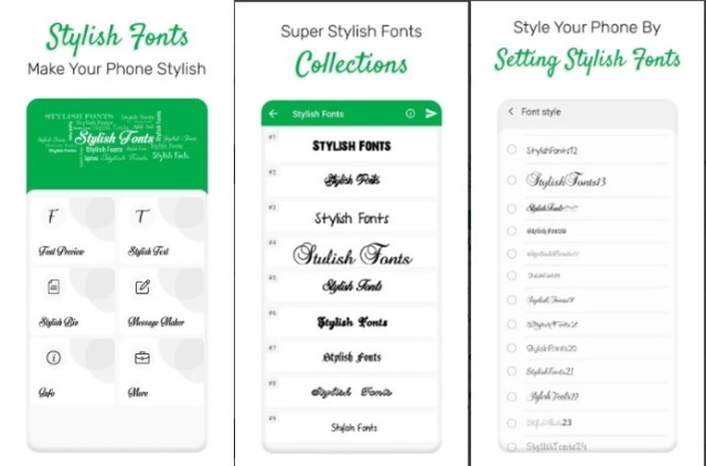 Aplikasi font Android terbaik Stylish Font