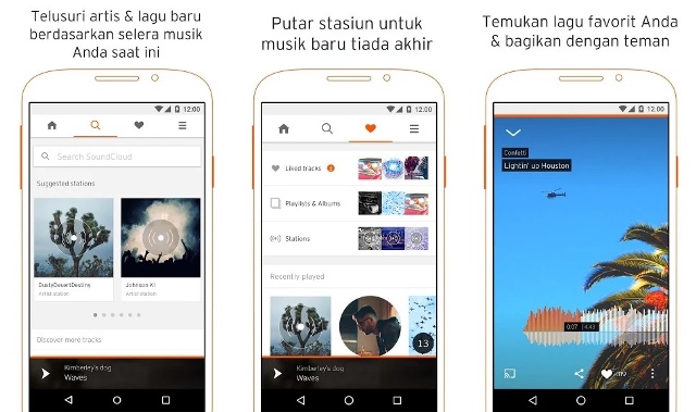 Aplikasi podcast terbaik SoundCloud