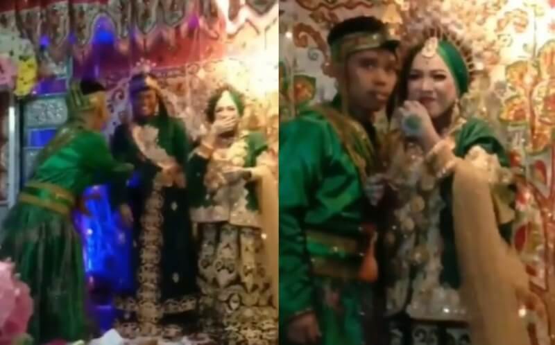 Diduga Mantan dari Pengantin Wanita Pemuda ini Datang dan Usir Mempelai Pria dari Pelaminan