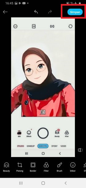 Membuat foto jadi anime