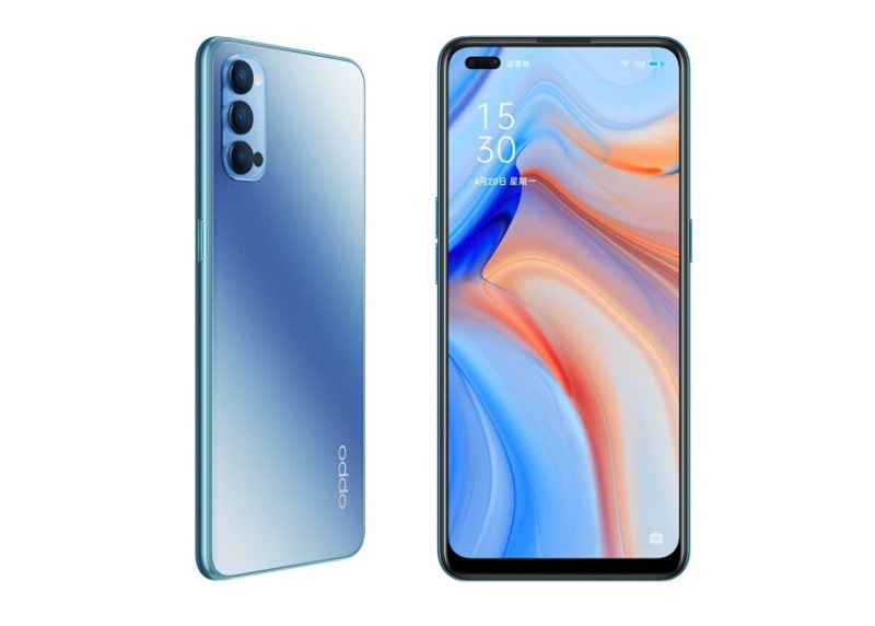 Oppo Reno4 Galactic Blue