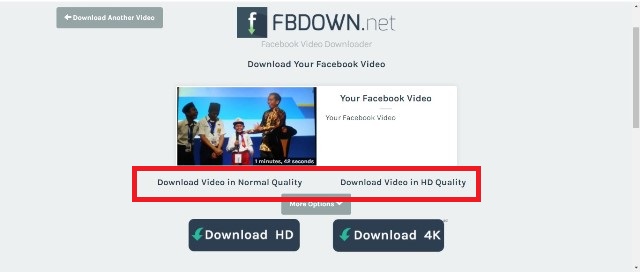 Proses Download Video Dari Facebook